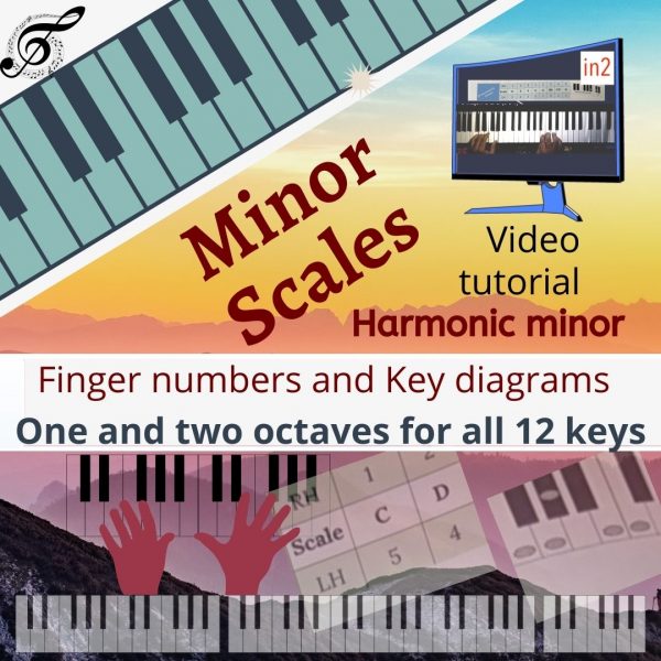 Harmonic minor scales video tutorial